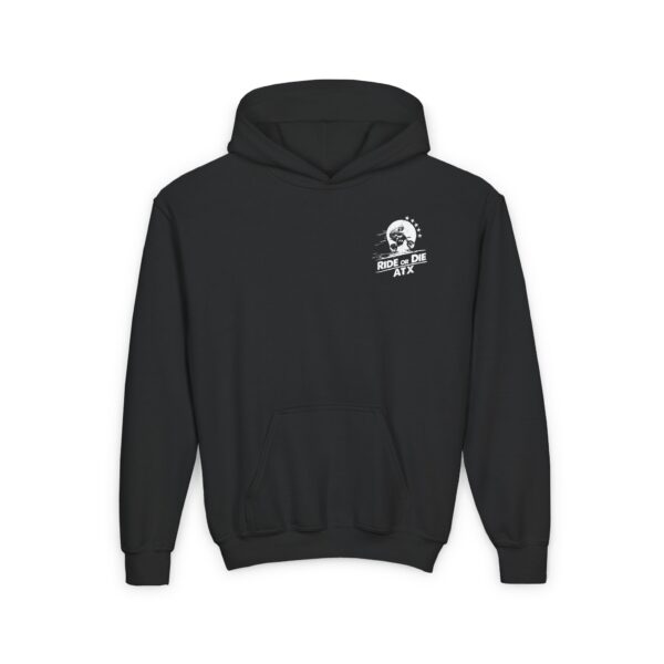 Ride or Die ATX Official Logo Heavy Blend Hooded Sweatshirt (Youth)