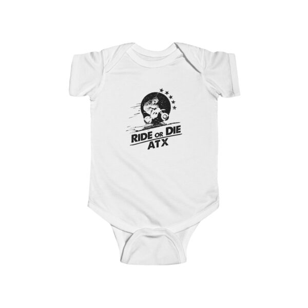 Ride or Die ATX Baby Onesies - Image 3