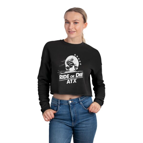 Women's Official Logo Cropped Sweatshirt - Image 3