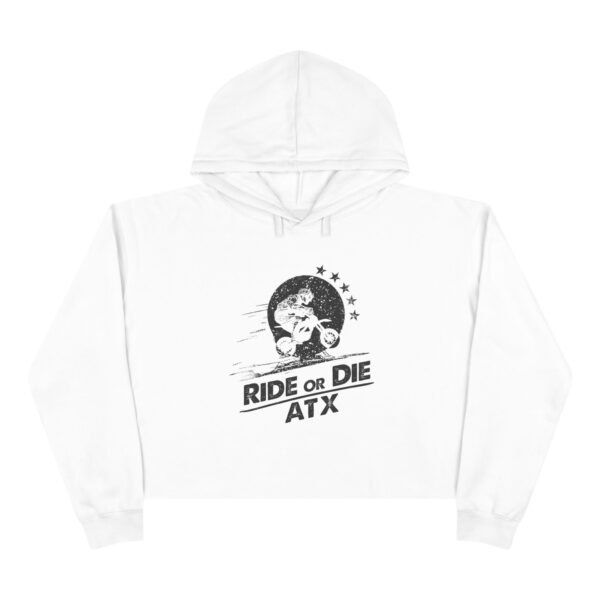 Women's Official Logo Crop Hoodie - Image 4