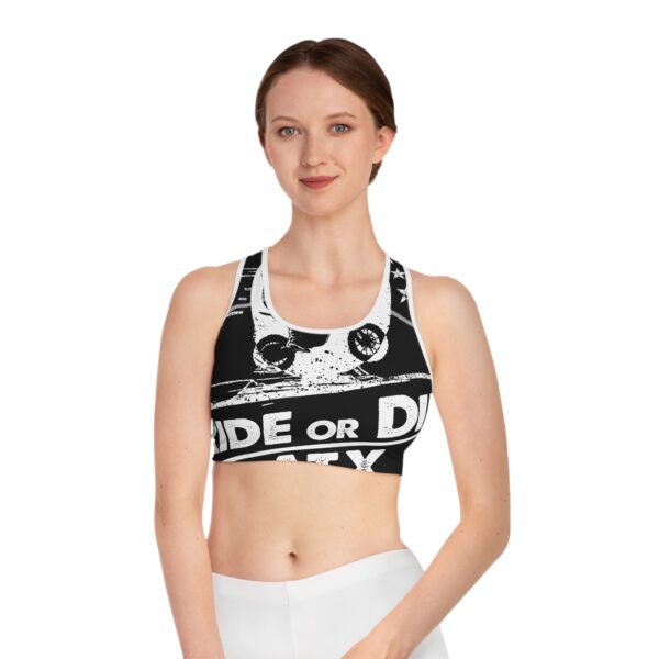 Women's Official Logo Sports Bra - Image 3